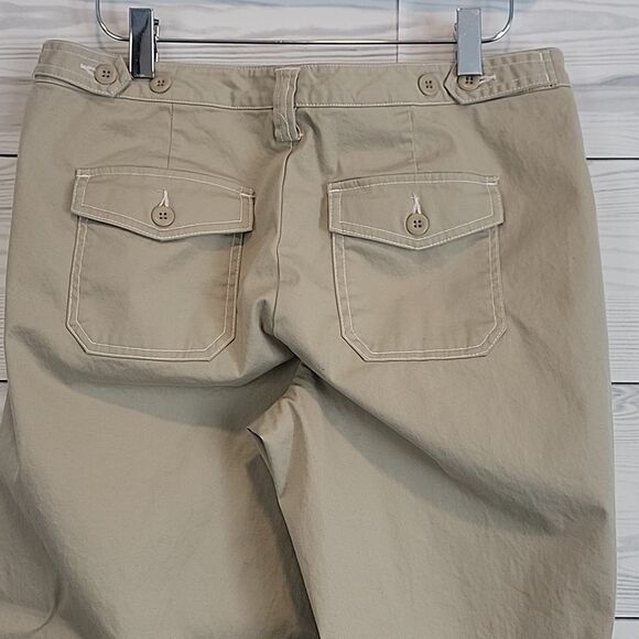 Lands End casual khaki pants Women's Size 8P - Picture 4 of 11